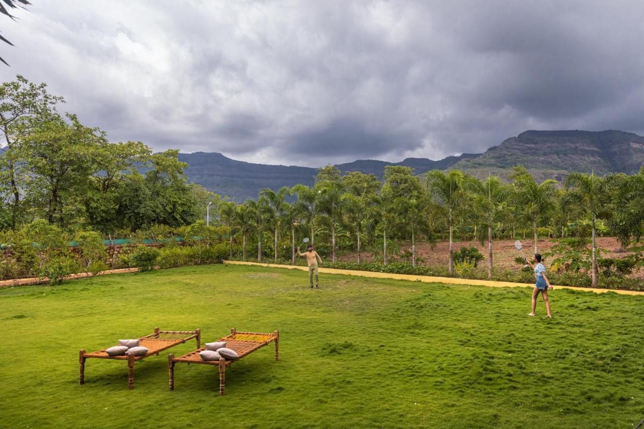 Saffronstays Odyssey, Karjat - 10 Acres Pet-Friendly Estate With Swimming Pool Chinchavli エクステリア 写真