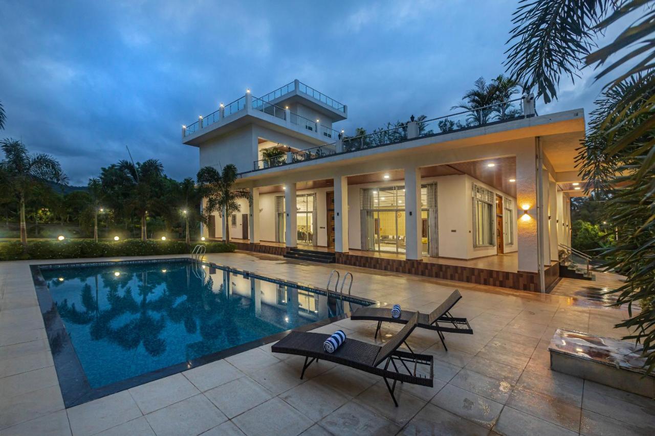 Saffronstays Odyssey, Karjat - 10 Acres Pet-Friendly Estate With Swimming Pool Chinchavli エクステリア 写真
